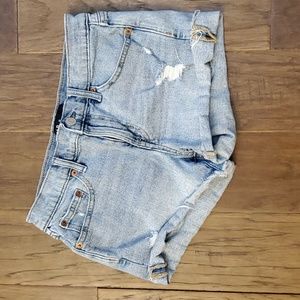 Stylish blue jean shorts